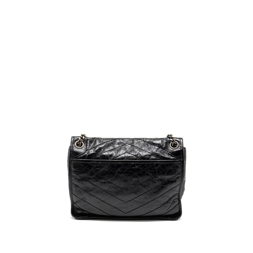 SAINT LAURENT MEDIUM NIKI CALFSKIN BLACK SHW