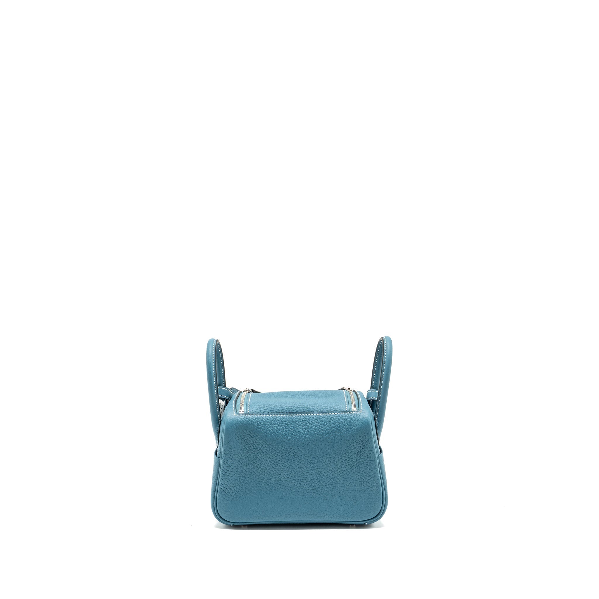HERMES MINI LINDY CLEMENCE NEW BLUE JEAN SHW