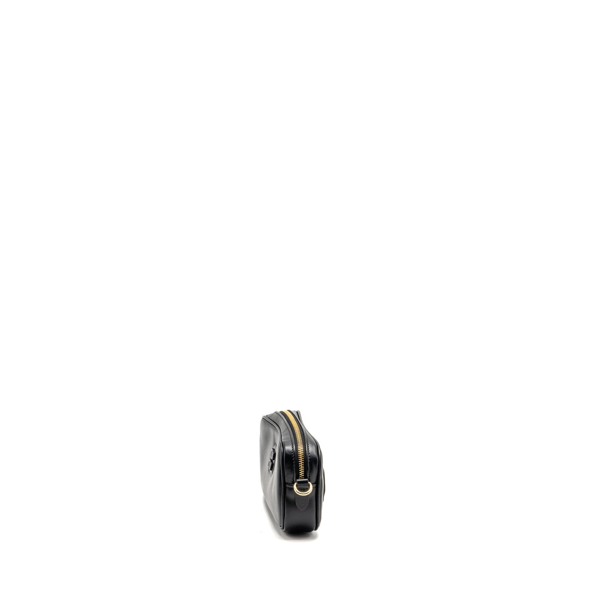 Miu Miu Size 75 mini belt bag soft calfskin black GHW