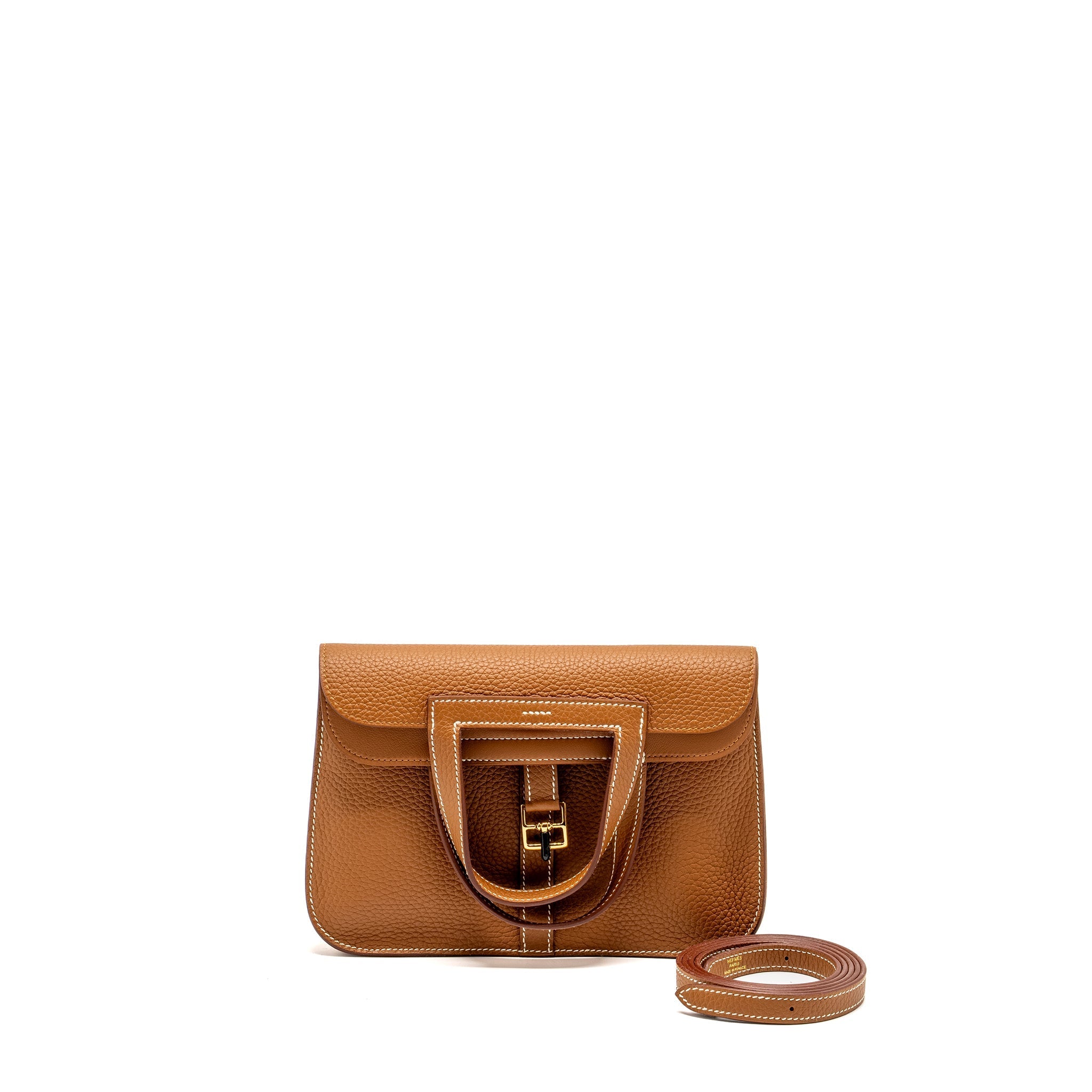 HERMES HALZAN 25 CLEMENCE GOLD GHW