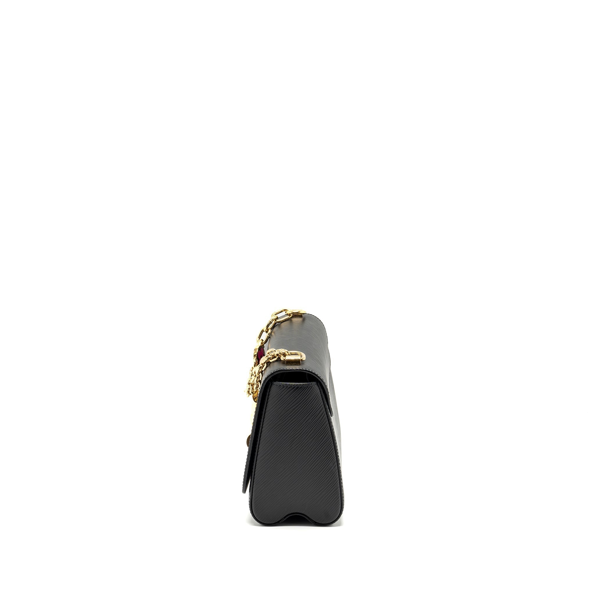 LOUIS VUITTON TWIST MM EPI BLACK GHW