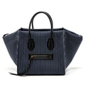 CELINE PHANTOM LUGGAGE BAG CANVAS /  LEATHER DARK BLUE / BLACK GHW