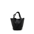 HERMES PICOTIN 18 CLEMENCE BLACK WITH BLACK HARDWARE