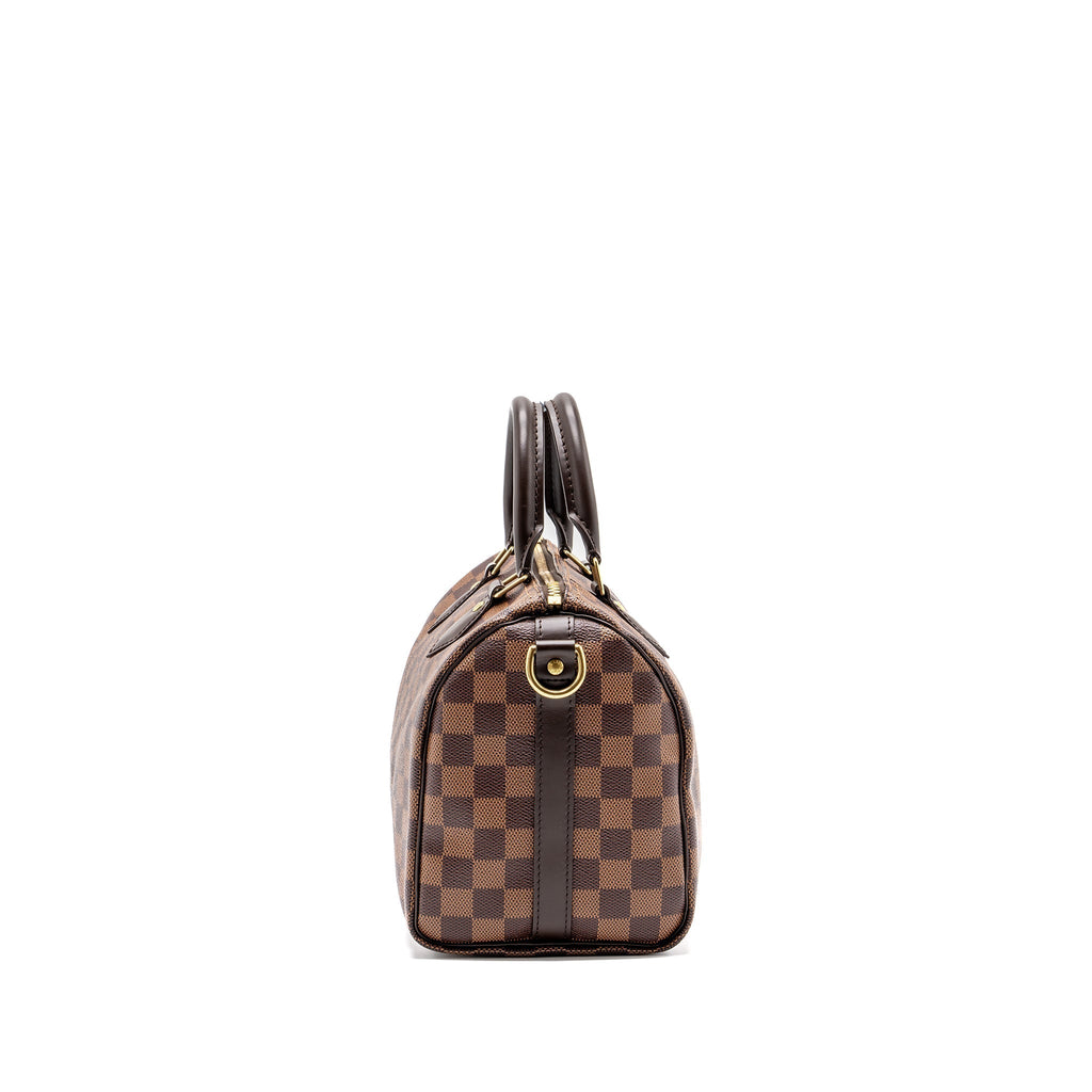 LOUIS VUITTON SPEEDY 25 DAMIER EBENE GHW
