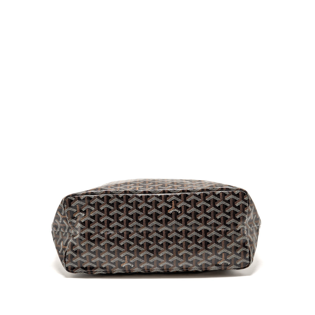 GOYARD SAINT LOUIS PM BAG GOYARDINE CANVAS/CALFSKIN NATUREL SHW