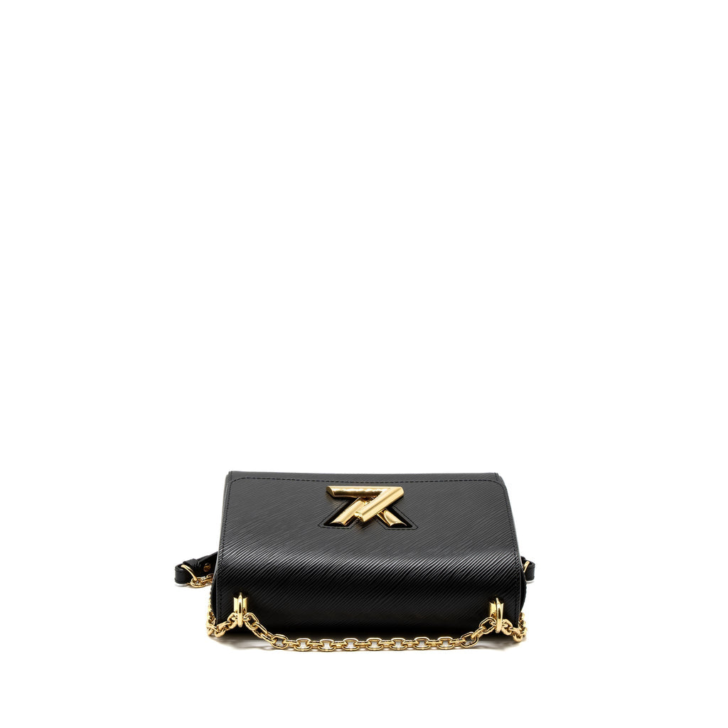 LOUIS VUITTON TWIST MM EPI BLACK GHW
