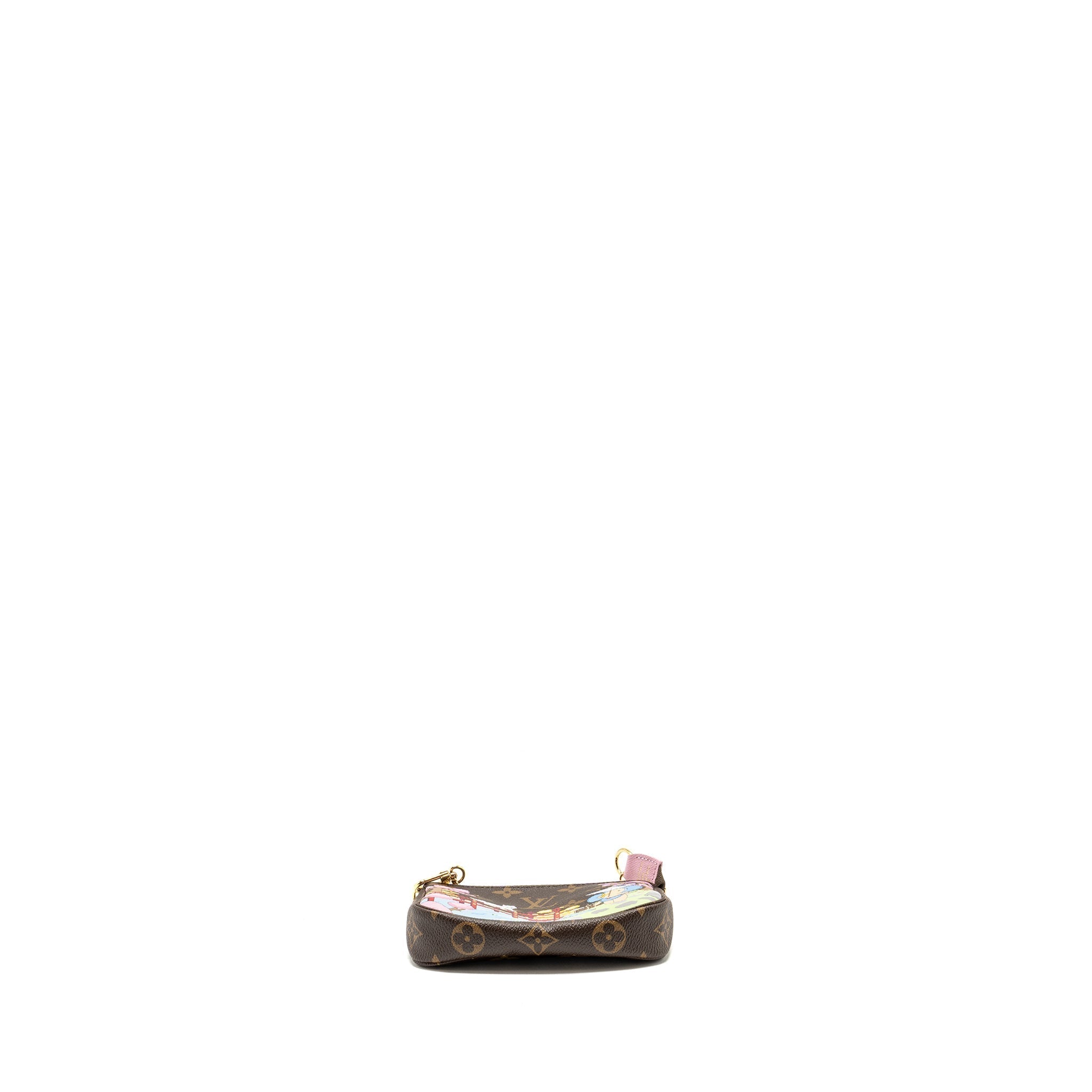 LOUIS VUITTON MINI POCHETTE ACCESSORIES 2021 CHRISTMAS LIMITED EDITION JAPANESE GARDEN SAKURA GHW