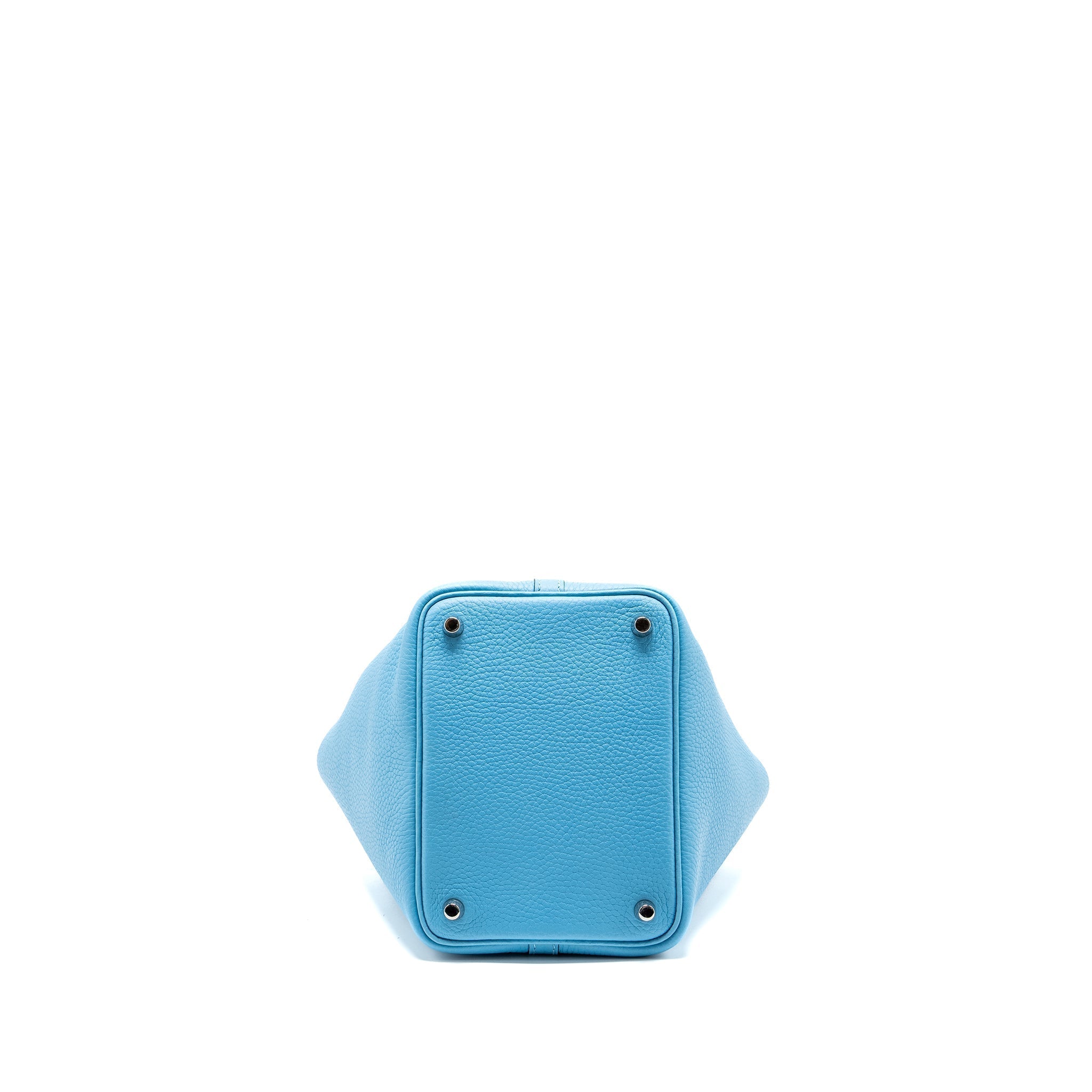 HERMES PICOTIN 18 LOCK BAG CLEMENCE BLUE DU NORD SHW