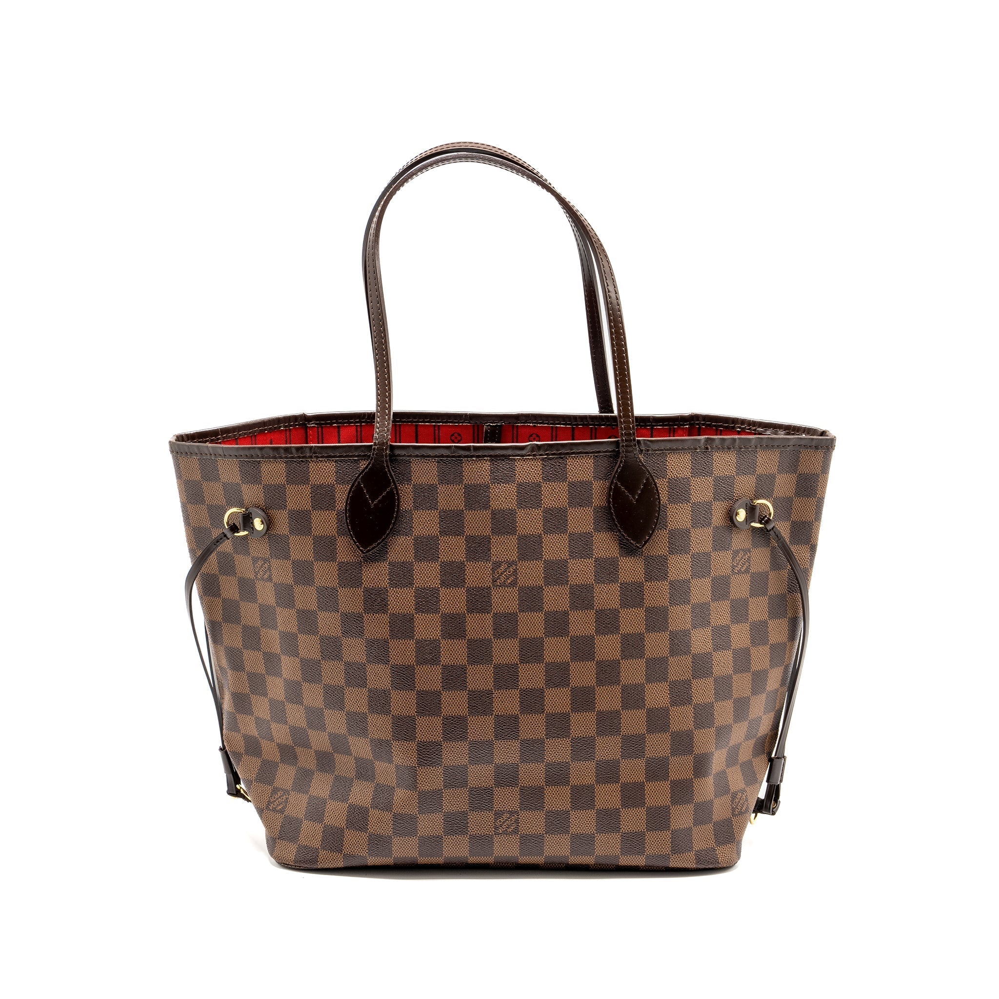 LOUIS VUITTON NEVERFULL MM DAMIER EBENE CANVAS GHW