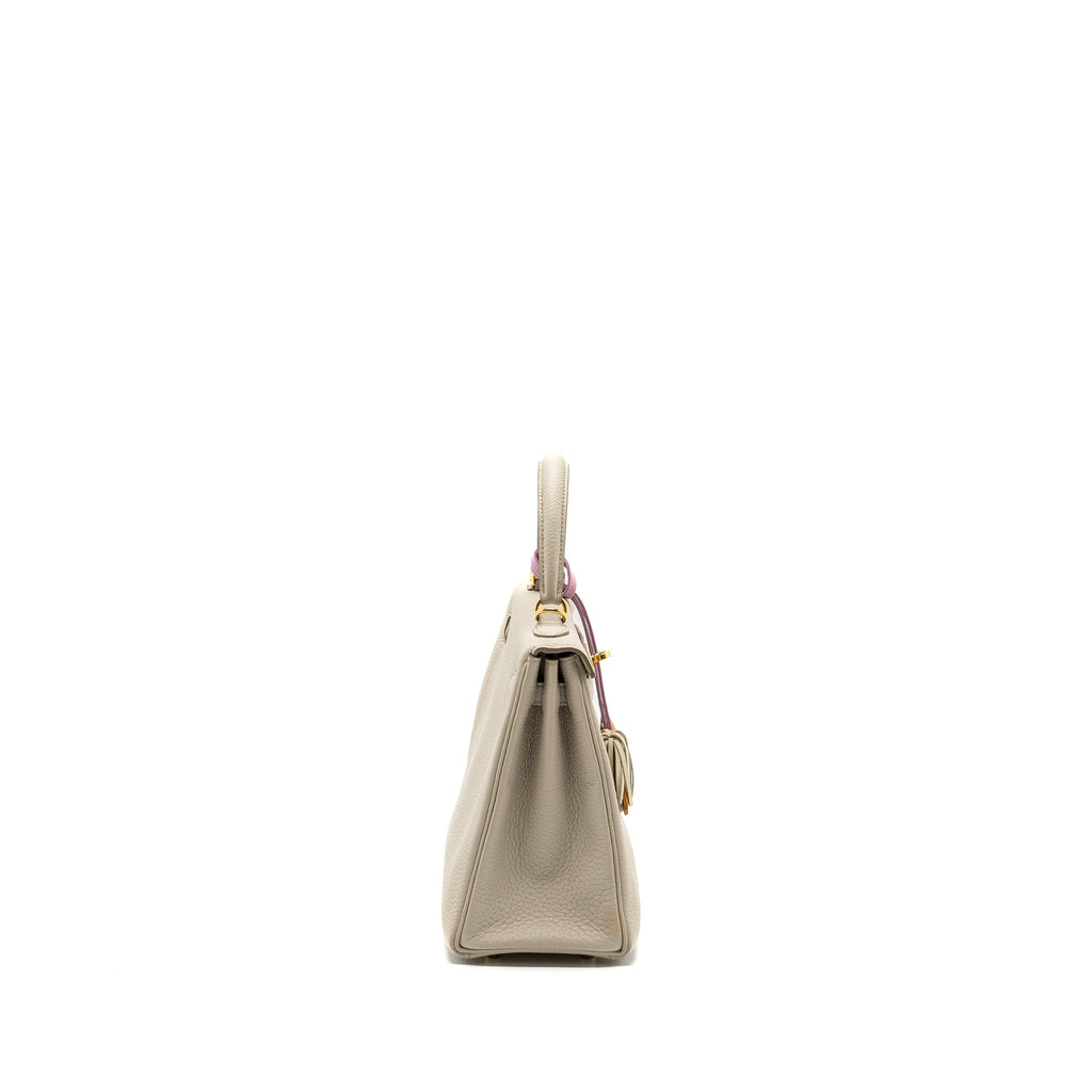 HERMES KELLY 25 TOGO BETON GHW