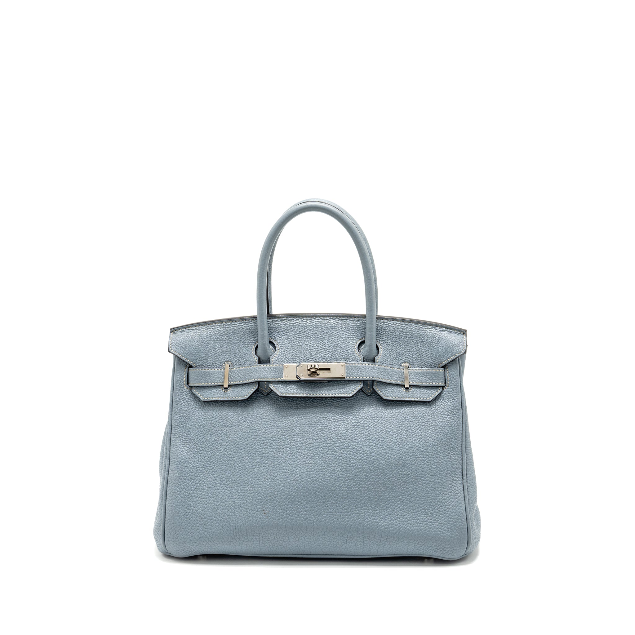 HERMES BIRKIN 30 TOGO BLUE LIN SHW