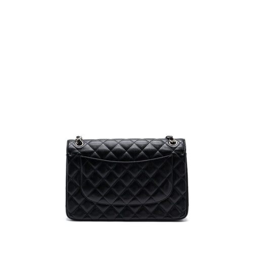 CHANEL CLASSIC DOUBLE FLAP JUMBO CAVIAR BLACK SHW