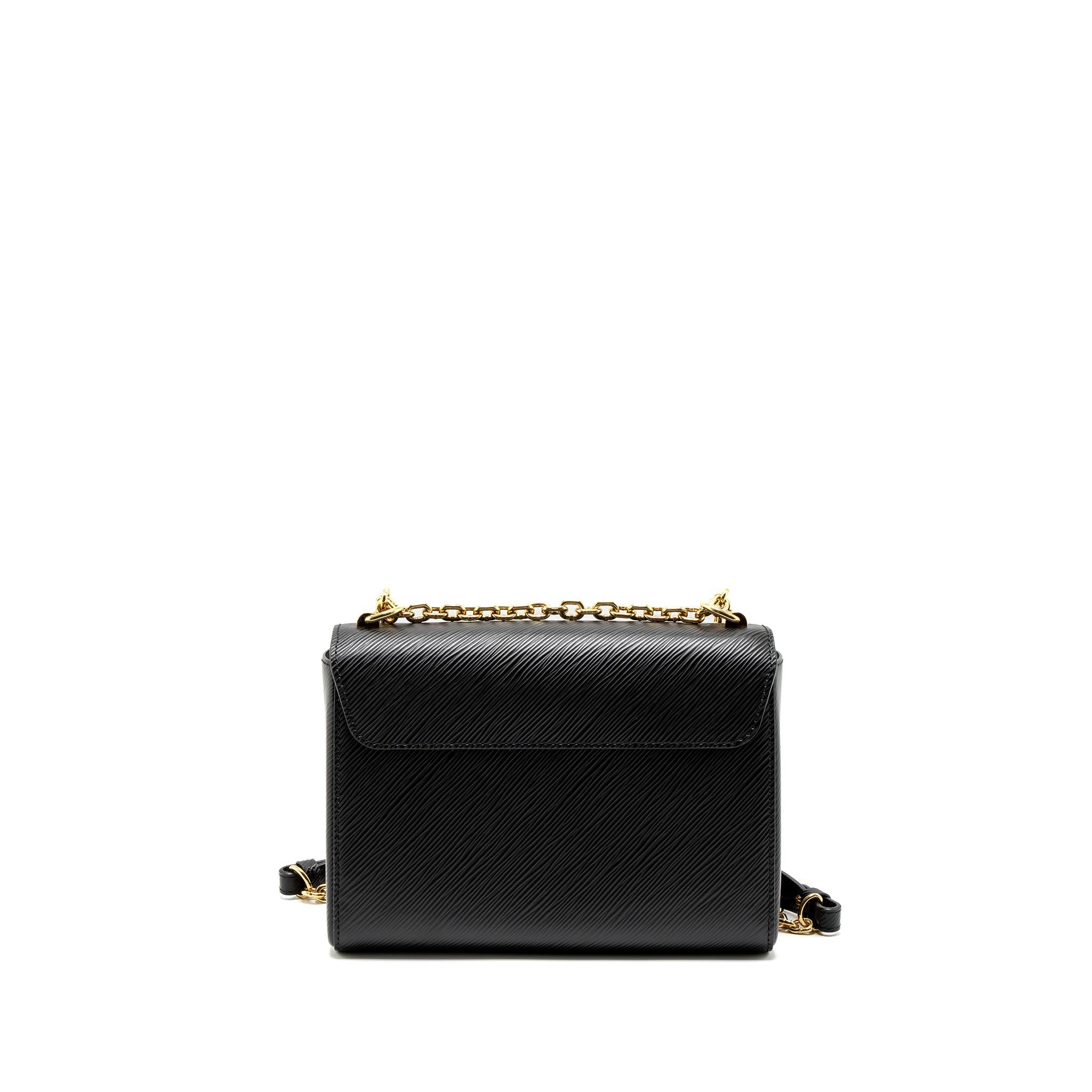LOUIS VUITTON TWIST MM EPI BLACK GHW