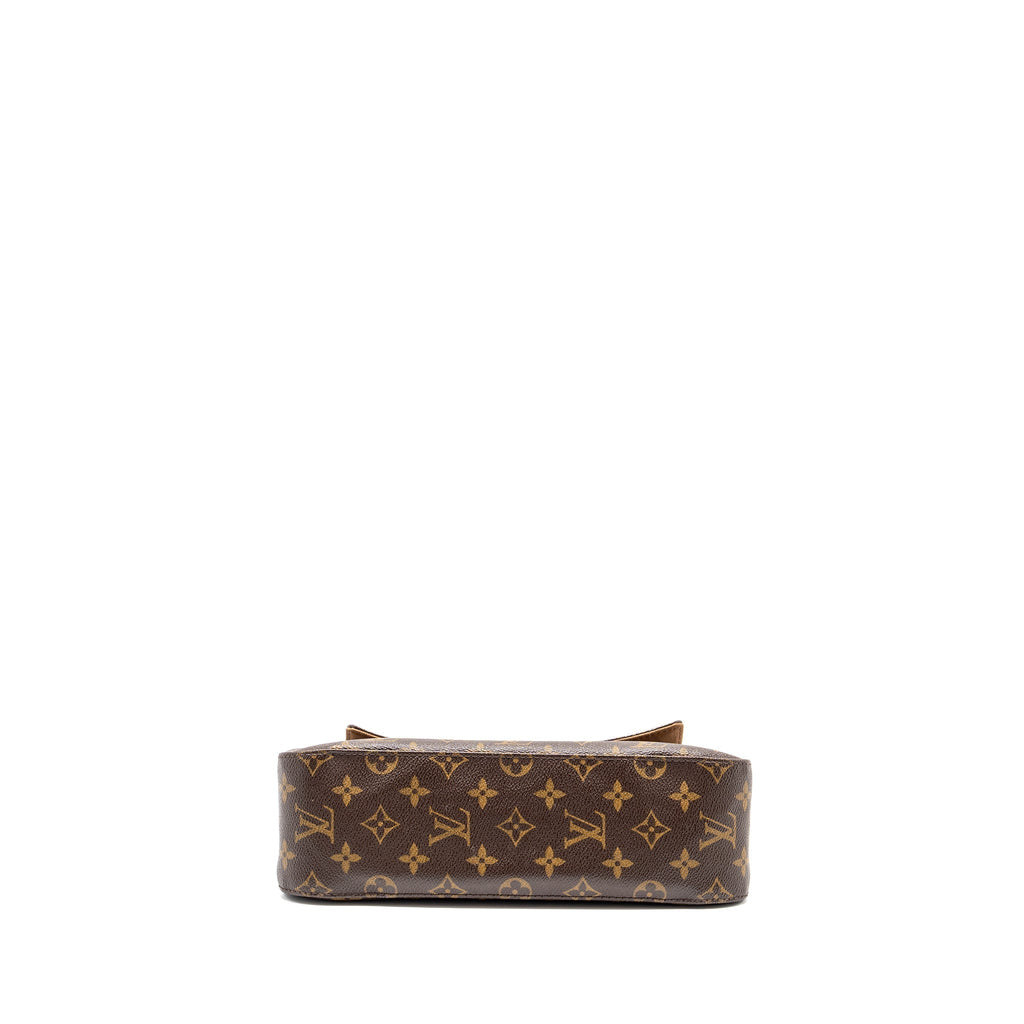 LOUIS VUITTON VINTAGE MINI LOOPING SHOULDER BAG MONOGRAM CANVAS GHW