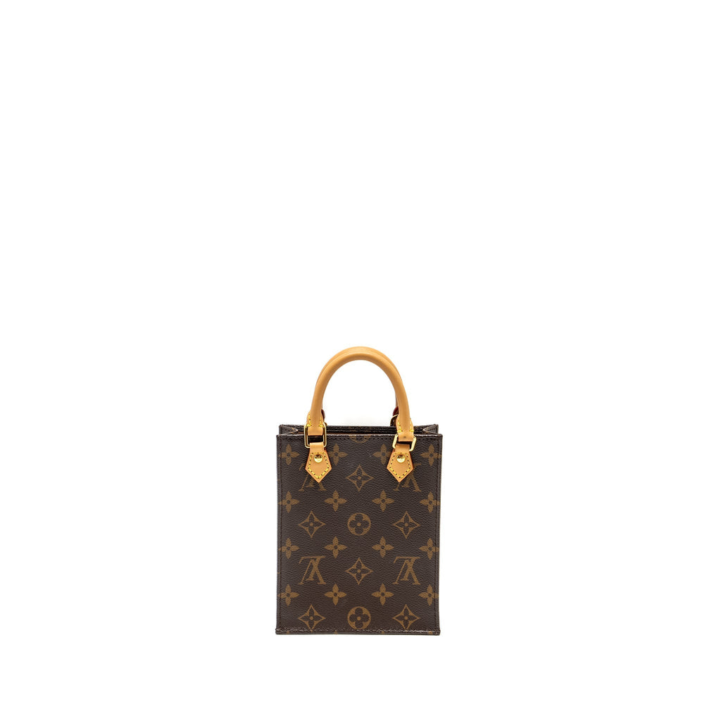 LOUIS VUITTON PETIT SAC PLAT MONOGRAM CANVAS GHW