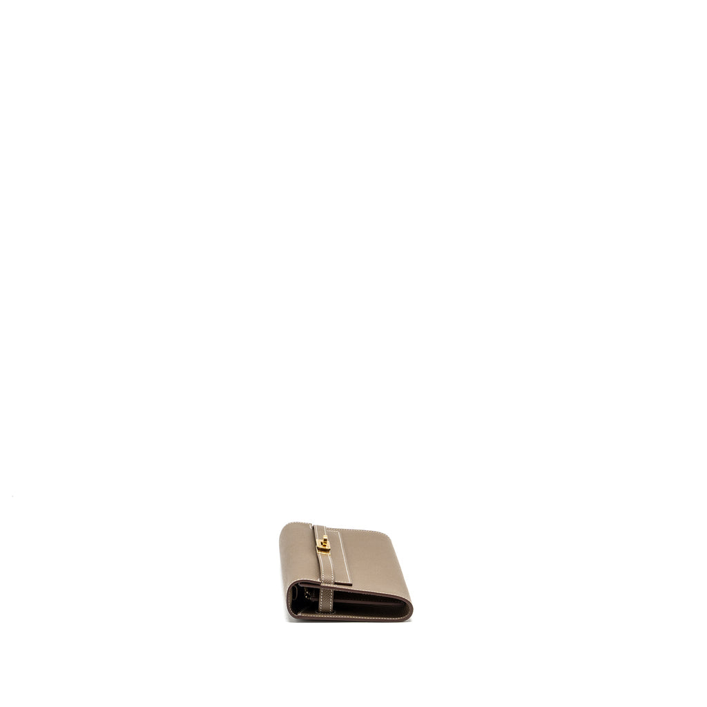 HERMES CLASSIC KELLY TO GO EPSOM ETOUPE GHW