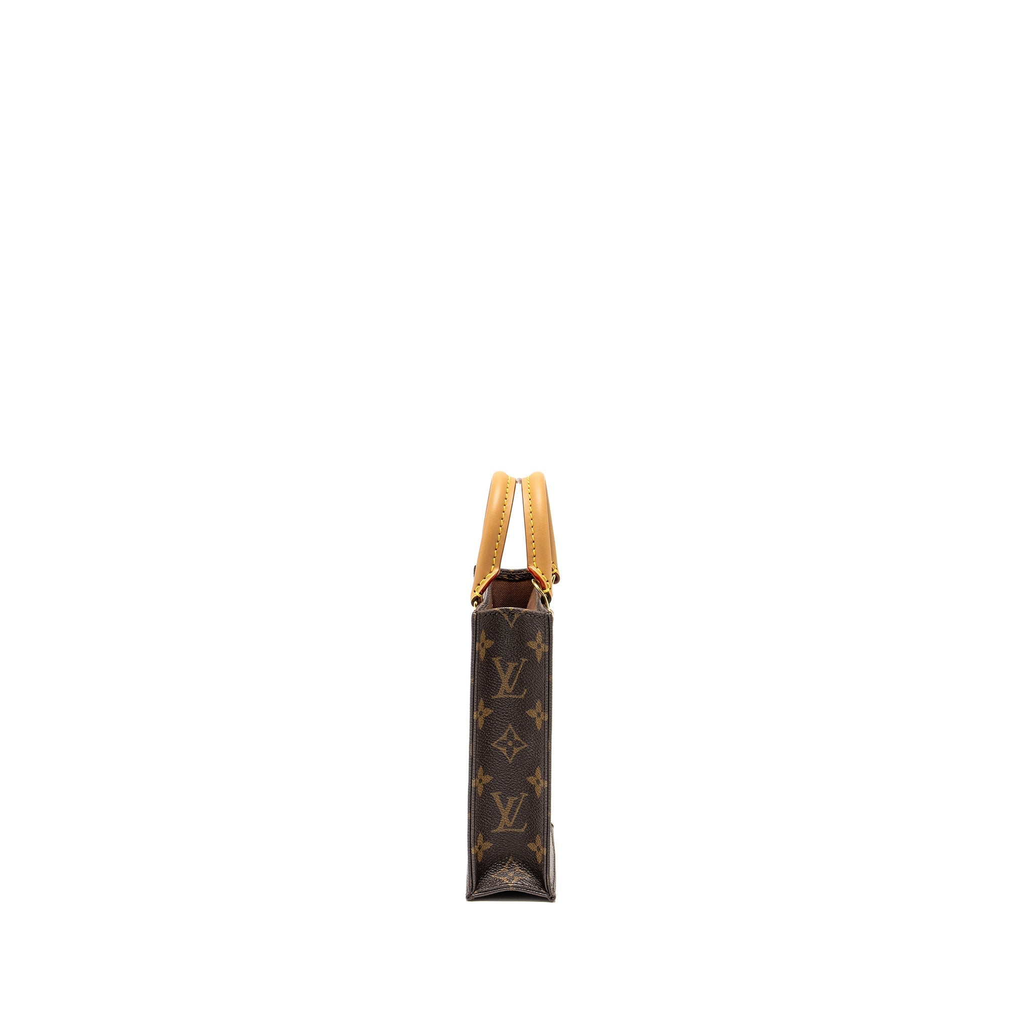 LOUIS VUITTON PETIT SAC PLAT MONOGRAM CANVAS GHW