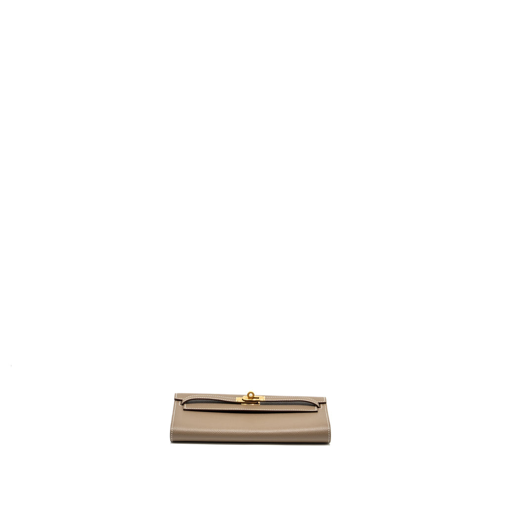 HERMES CLASSIC KELLY TO GO EPSOM ETOUPE GHW