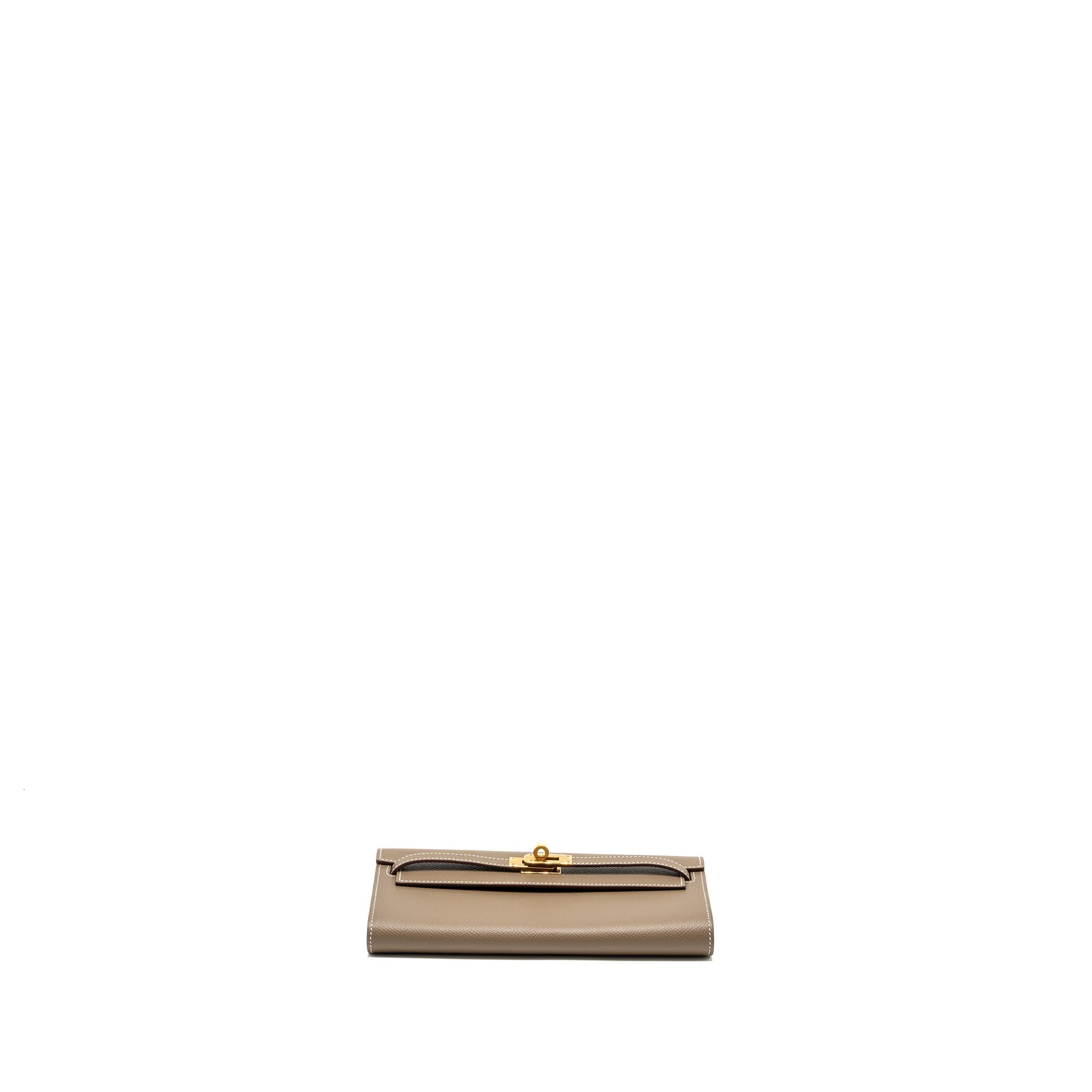 HERMES CLASSIC KELLY TO GO EPSOM ETOUPE GHW