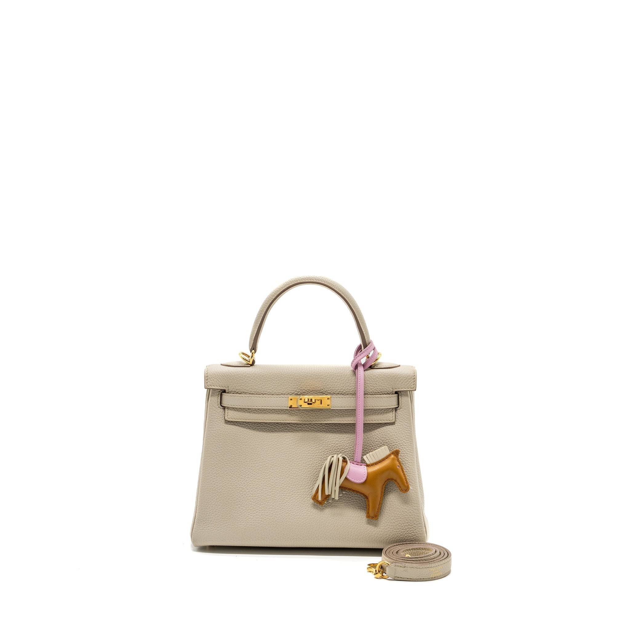 HERMES KELLY 25 TOGO BETON GHW
