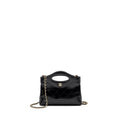 CHANEL 24C MINI 31 CLUTCH WITH CHAIN SHINY CALFSKIN BLACK LGHW (MICROCHIP)