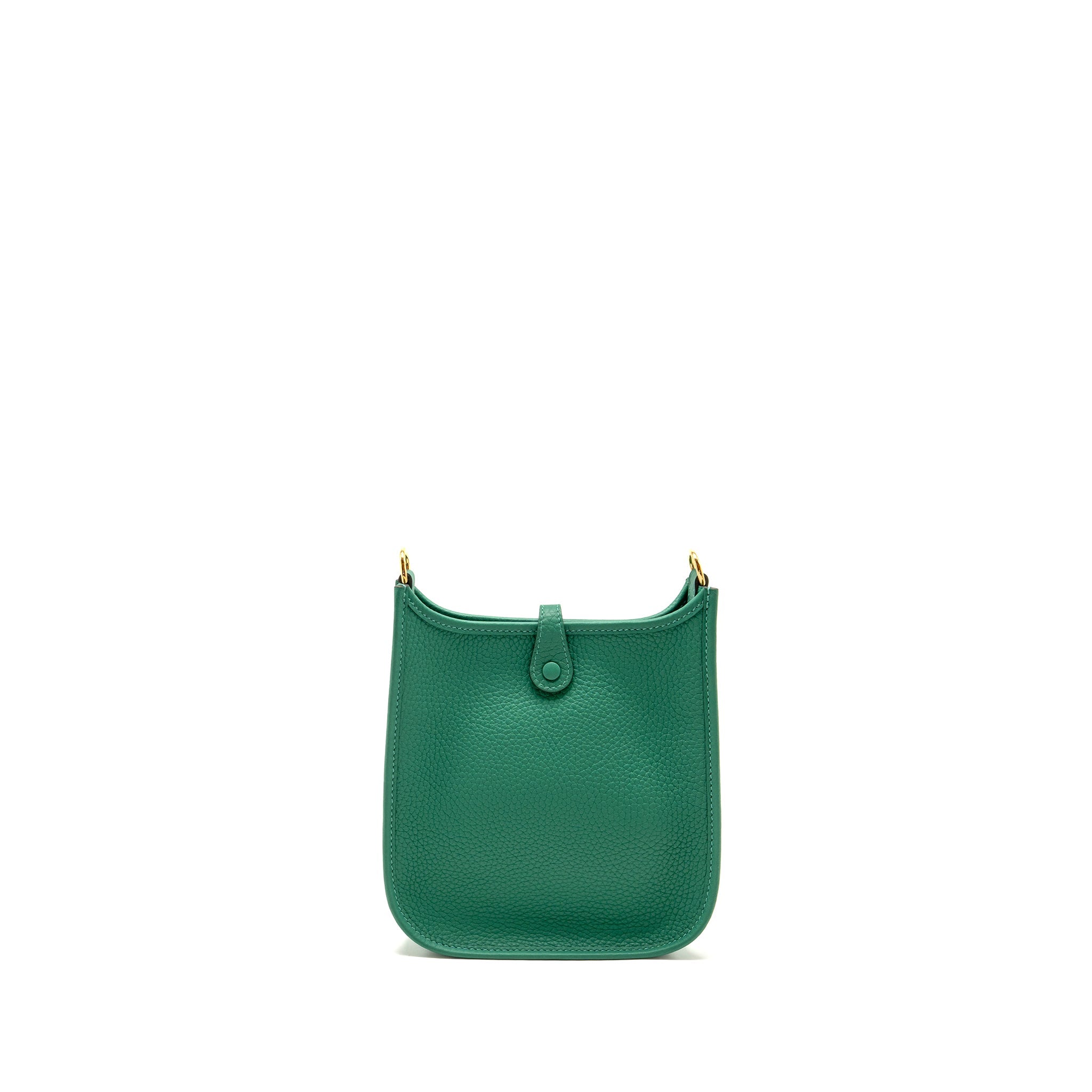 HERMES MINI EVELYNE CLEMENCE VERT VERTIGO GHW