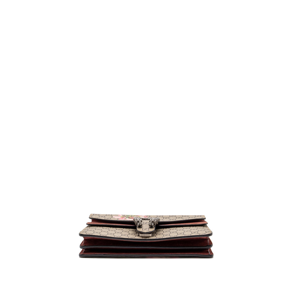 GUCCI DIONYSUS SHOULDER BAG FLOWER PRINTED GG SUPREME CANVAS SHW