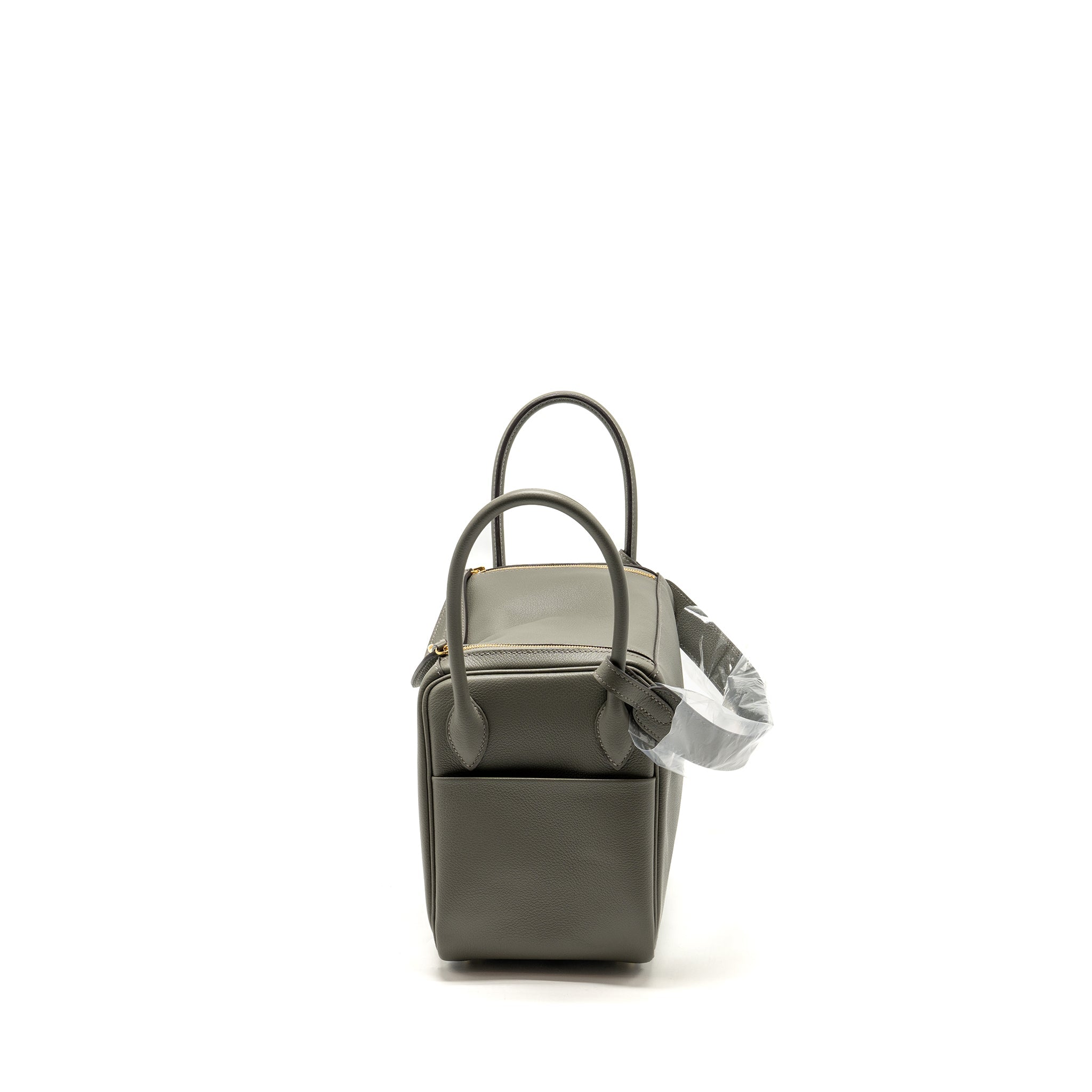 HERMES LINDY 26 EVERCOLOR GRIS MEYER GHW