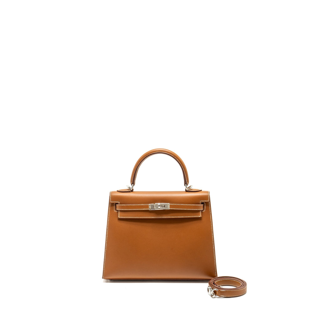 HERMES KELLY 25 BARENIA FAUVE SHW
