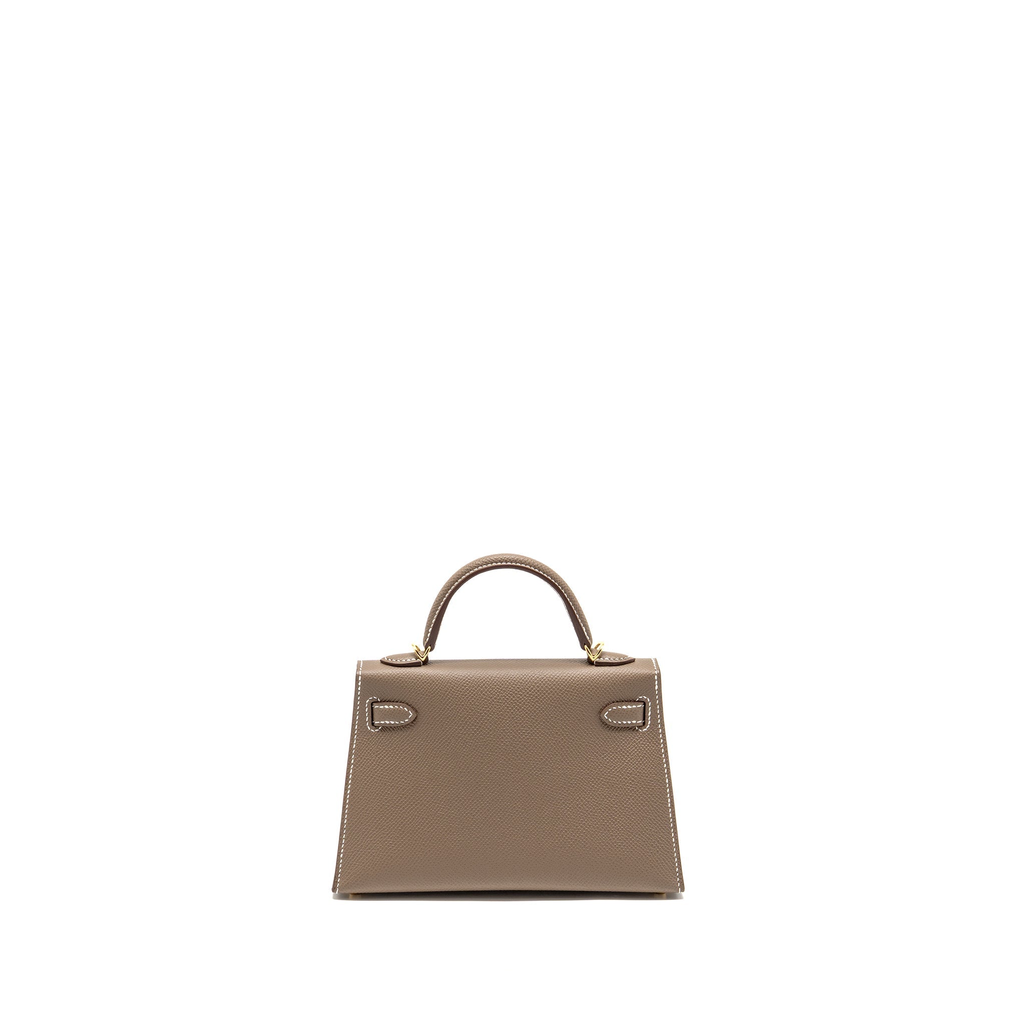 HERMES MINI KELLY II EPSOM ETOUPE GHW