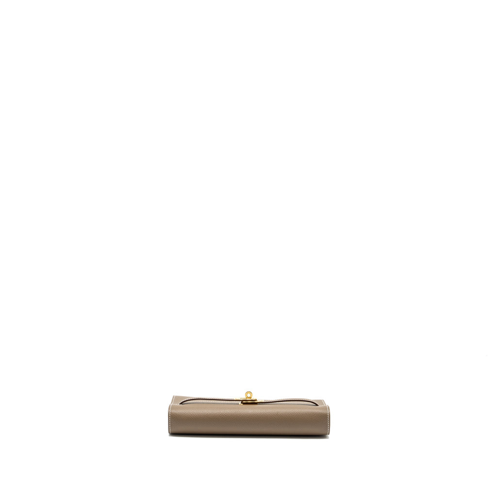 HERMES CLASSIC KELLY TO GO EPSOM ETOUPE GHW