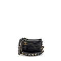 CHANEL SMALL HANDLE GABRIELLE HOBO BAG CALFSKIN BLACK MULTICOLOUR HARDWARE