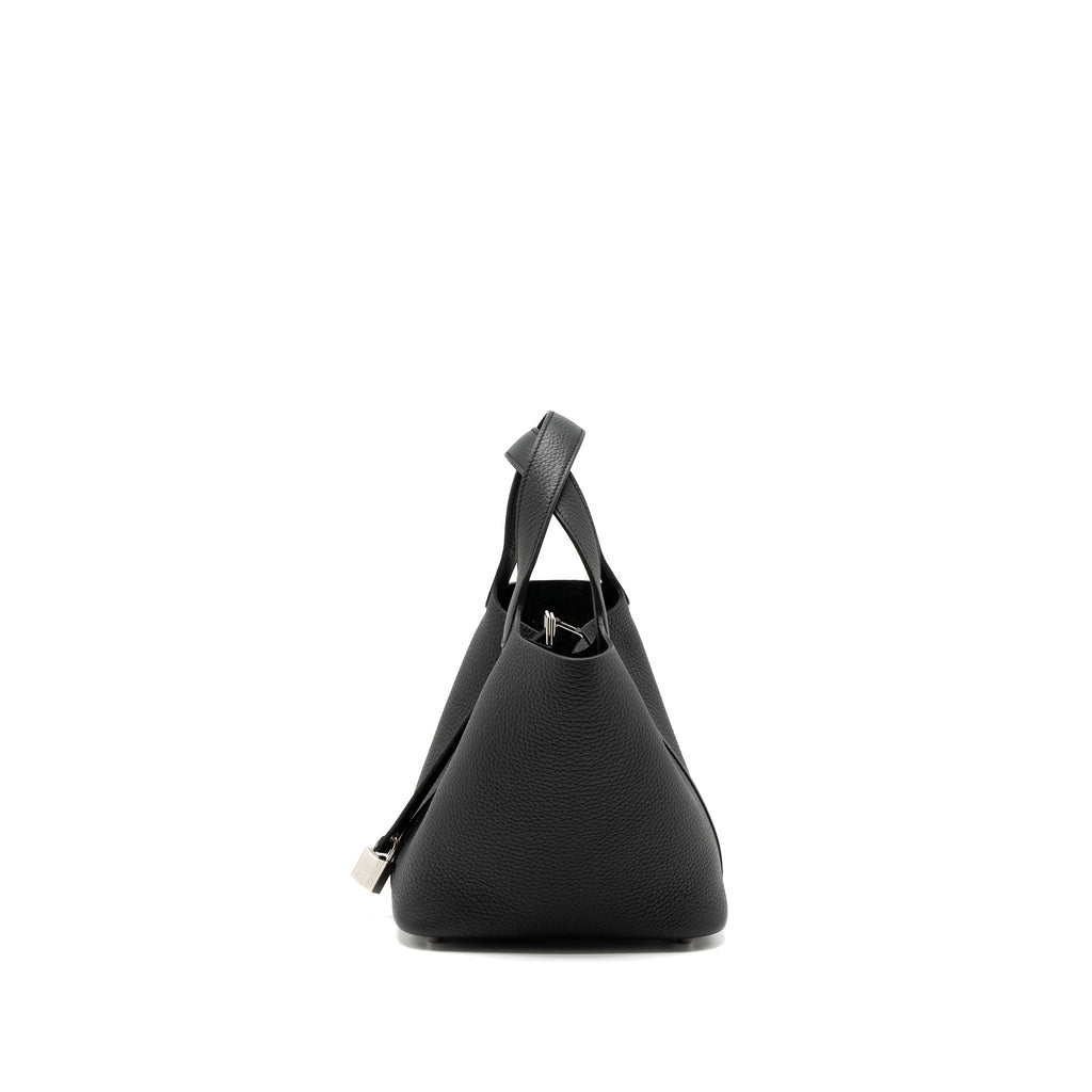 Hermes Picotin 18 Lock Bag Clemence Black SHW