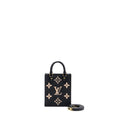LOUIS VUITTON PETIT SAC PLAT MONOGRAM EMPREINTE BLACK/ BEIGE GHW (NEW VERSION)