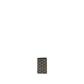 GOYARD SAINT-PIERRE CARD WALLET GOYARDINE CANVAS/CALFSKIN BLACK