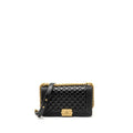 CHANEL MEDIUM BOY BAG CALFSKIN BLACK GHW