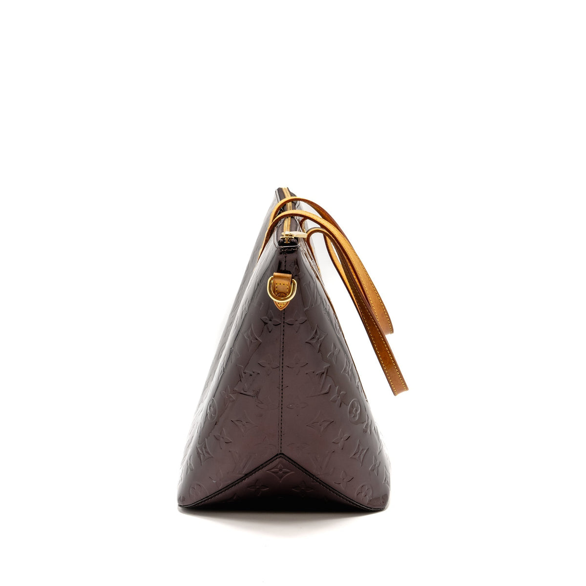 LOUIS VUITTON VERNIS BELLEVUE BAG PATENT AMARANTE GHW