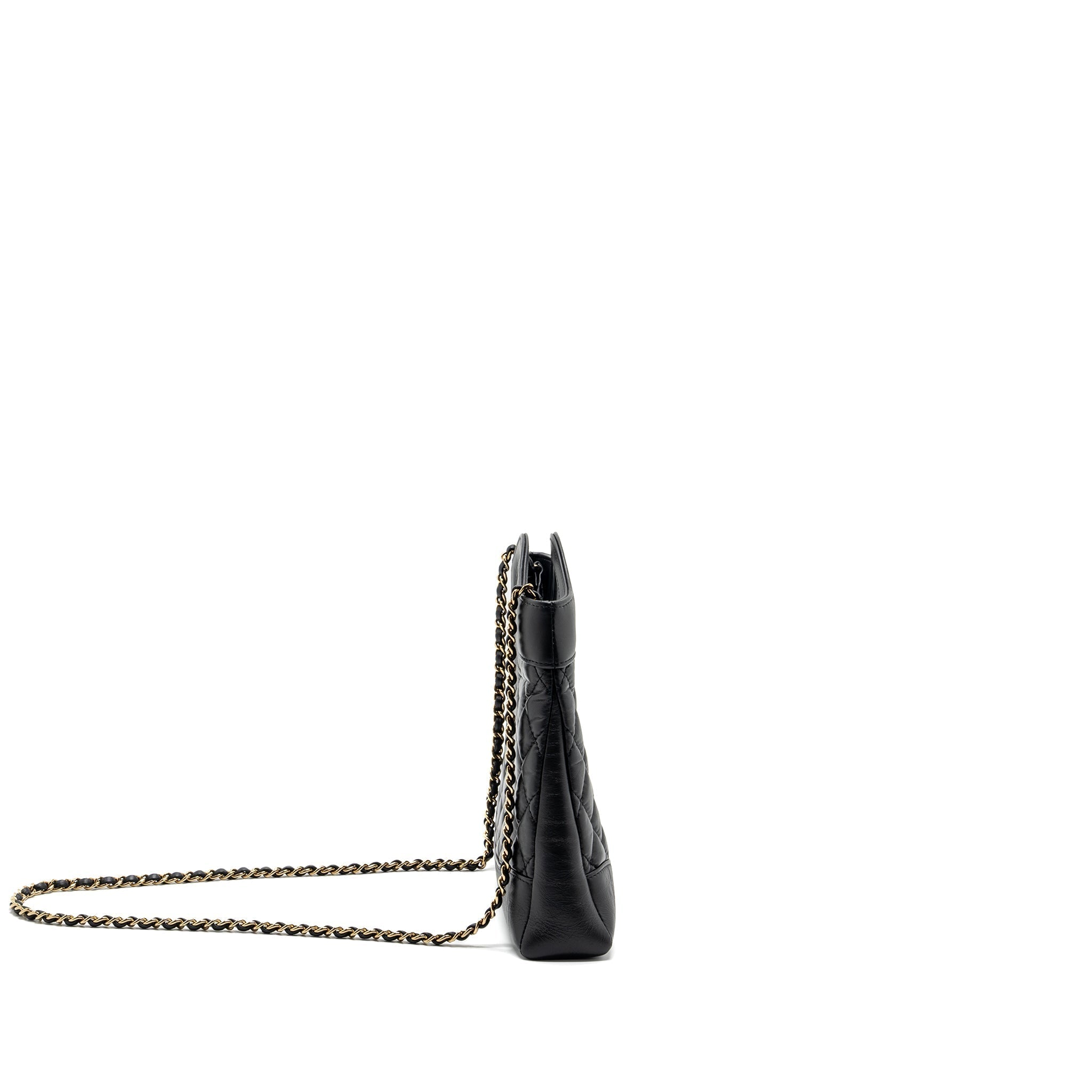 CHANEL 23A MINI 31 BAG CALFSKIN BLACK LGHW (MICROCHIP)