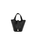 Hermes Picotin 18 Lock Bag Clemence Black SHW