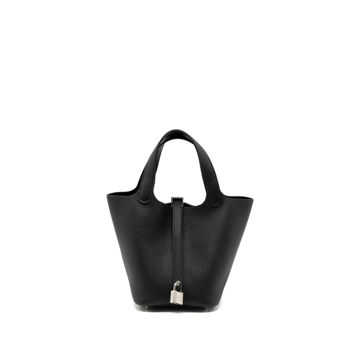 Hermes Picotin 18 Lock Bag Clemence Black SHW