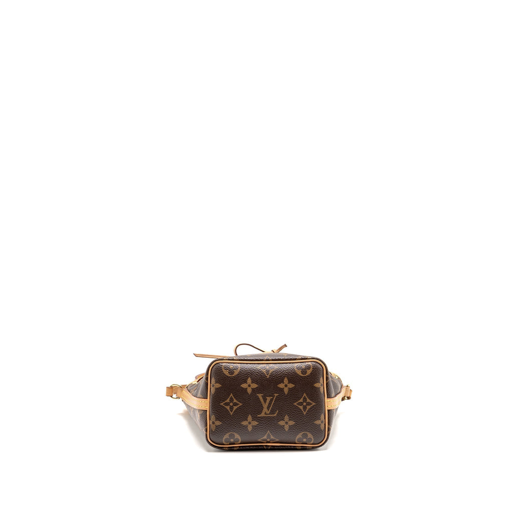 LOUIS VUITTON NANO NOE MONOGRAM CANVAS GHW