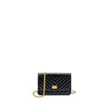 CHANEL CHEVRON 2.55 REISSUE WALLET ON CHAIN AGED CALFSKIN BLACK GHW (MICROCHIP)