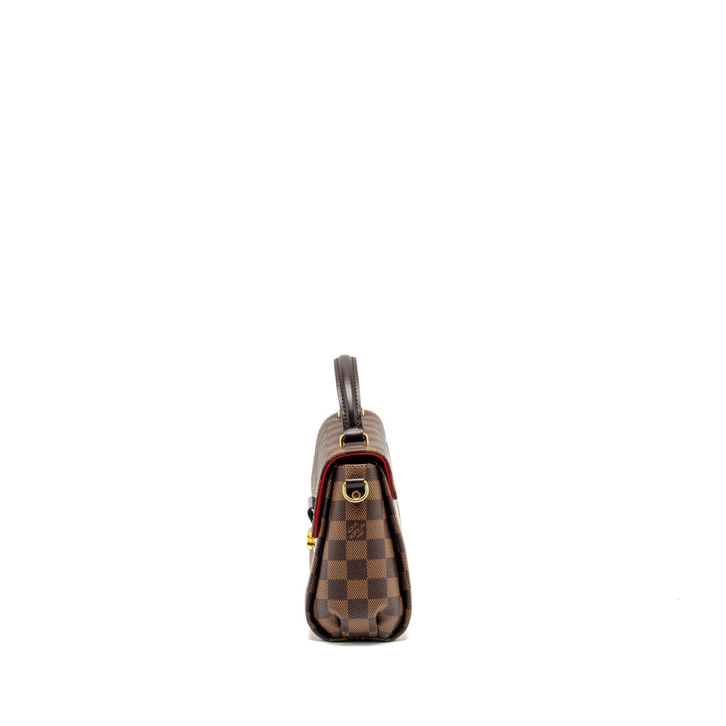 LOUIS VUITTON CROISETTE DAMIER EBENE GHW