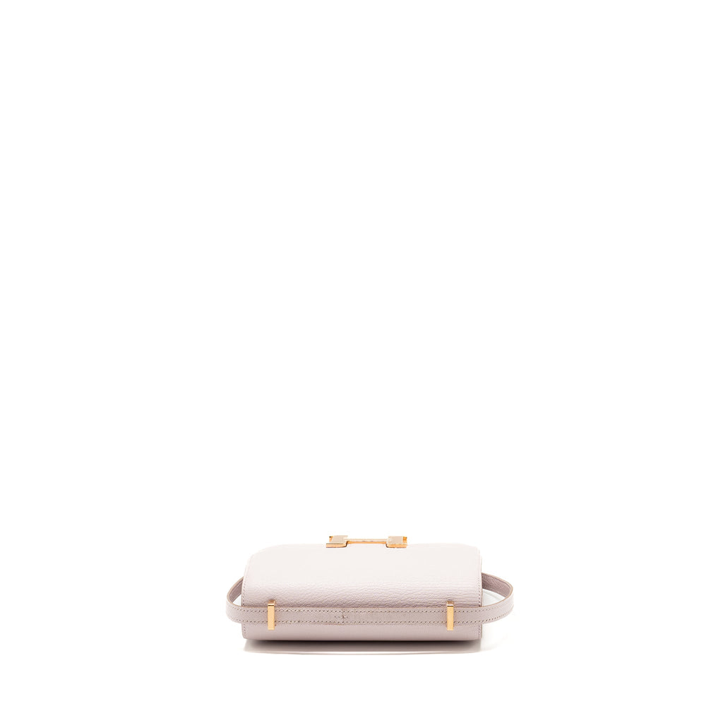 HERMES MINI CONSTANCE CHEVRE MYSORE MAUVE PALE RGHW