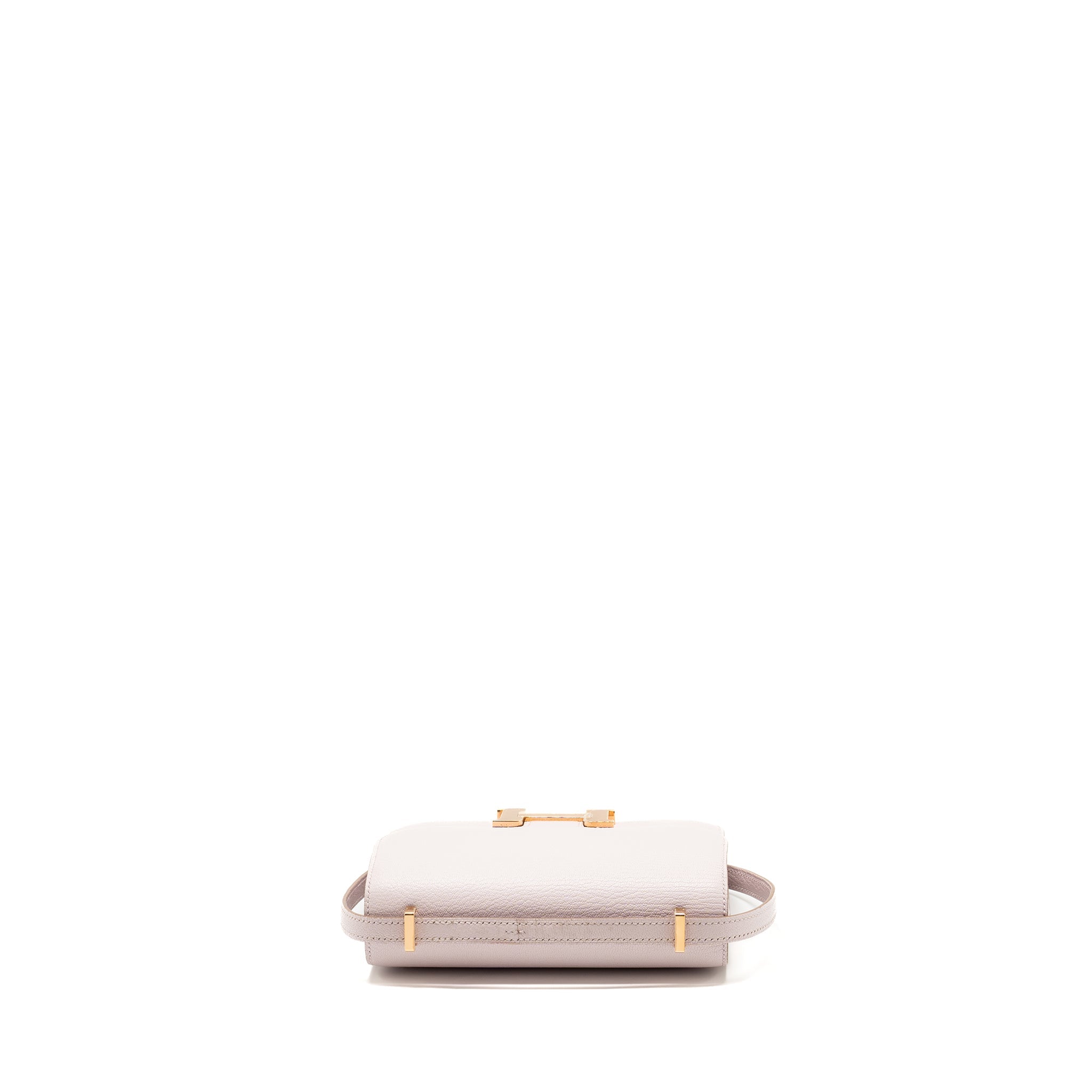 HERMES MINI CONSTANCE CHEVRE MYSORE MAUVE PALE RGHW