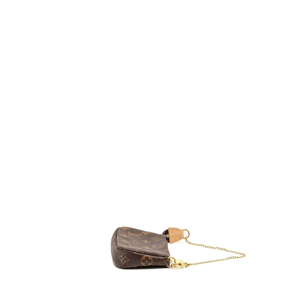 LOUIS VUITTON MINI POCHETTE ACCESSOIRES MONOGRAM CANVAS GHW