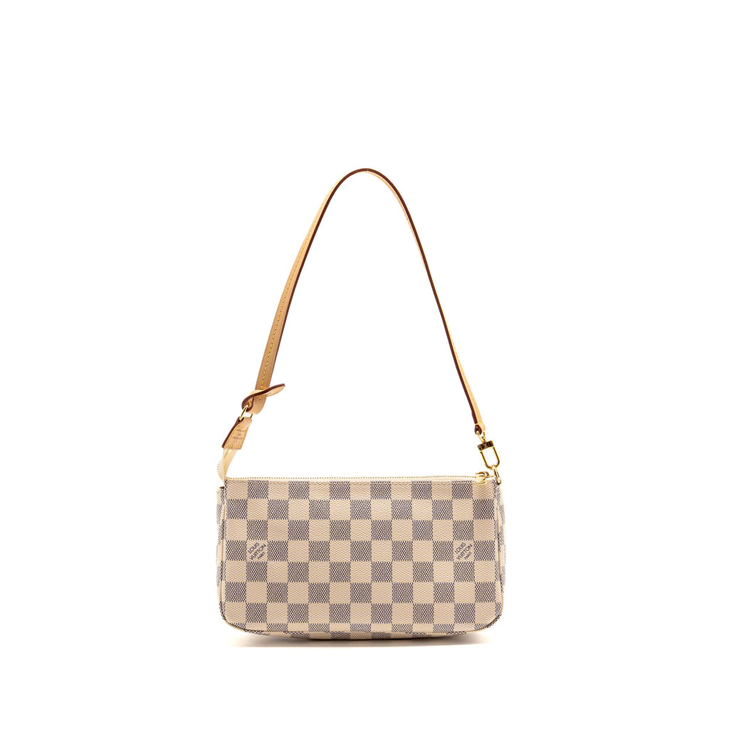 Louis Vuitton Pochette Accessoires Damier Azur Canvas GHW