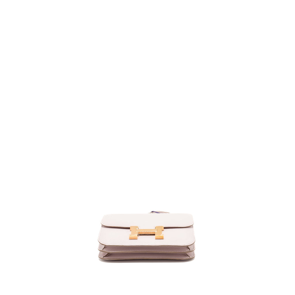 HERMES MINI CONSTANCE CHEVRE MYSORE MAUVE PALE RGHW