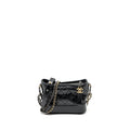 CHANEL SMALL GABRIELLE HOBO BAG AGED CALFSKIN BLACK MULTICOLOUR HARDWARE