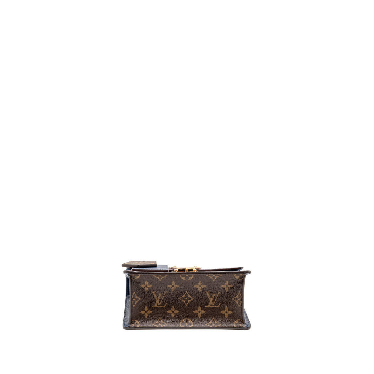 LOUIS VUITTON SPRING STREET BAG PATENT/EPI/MONOGRAM CANVAS RED/DARK BLUE/BROWN GHW
